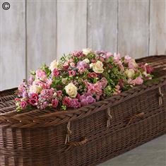 Flowing Deconstructed Casket Spray