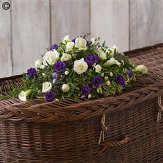 Petite Casket Spray Blue