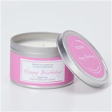 Happy Birthday Sweet Pea Candle 