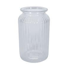Ribbed vase 18 cm 