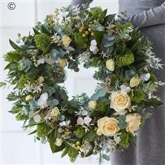 A Large Winter Trending Wreath