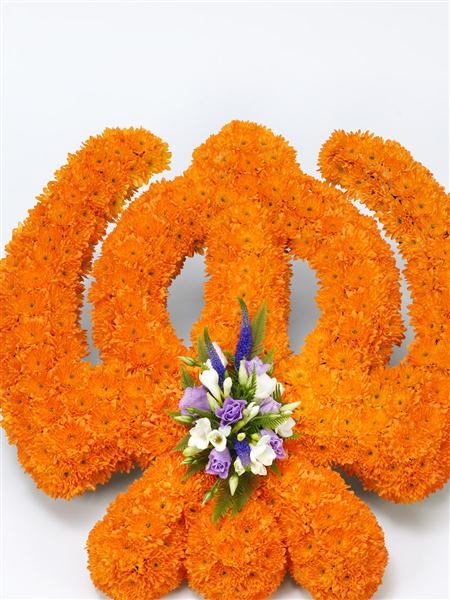 White and Orange Khanda Sikh Tribute